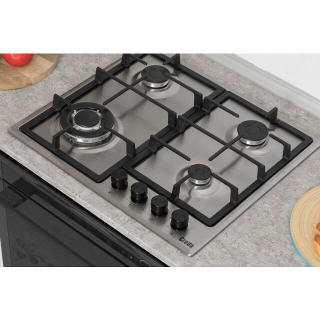 Creda C60GFCWX 59cm Gas Hob - Inox