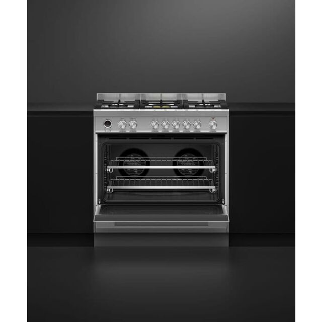 Fisher + Paykel OR90SDG6X1 900mm Wide Contemporary S/S Single Cavity Pyroclean Oven with Full Width 