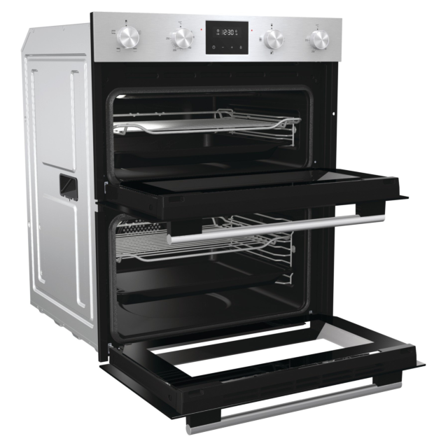 Hisense BID75211XUK 59.4cm Built Under Electric Double Oven - Stainless Steel