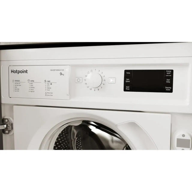 Hotpoint BI WMHG 91485 U BIWMHG91485U 9kg 1400 Spin Built in Washing Machine - White