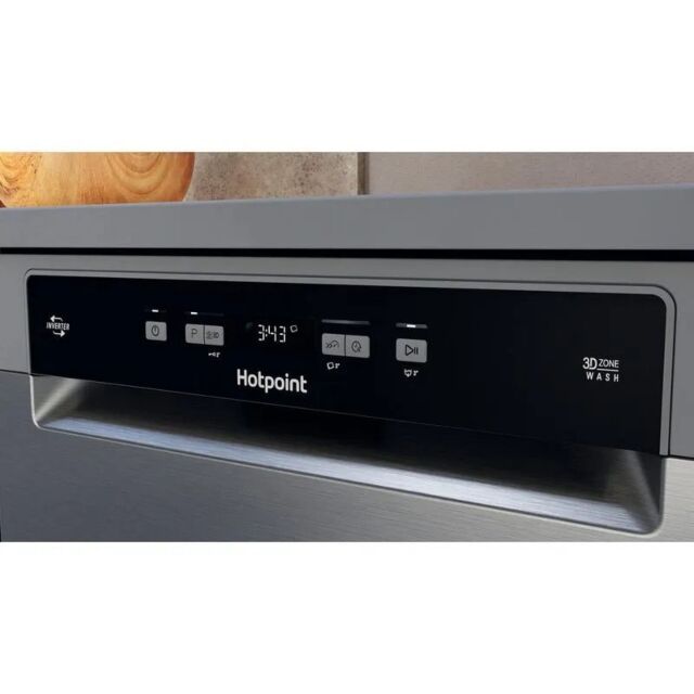 Hotpoint HFC3C26WCXUKN Dishwasher - Inox - 14 Place Setting