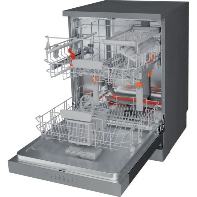 Hotpoint HFC3C26WCXUKN Dishwasher - Inox - 14 Place Setting
