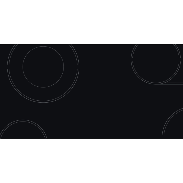 Hotpoint HR724BH 77cm Ceramic Hob - Black