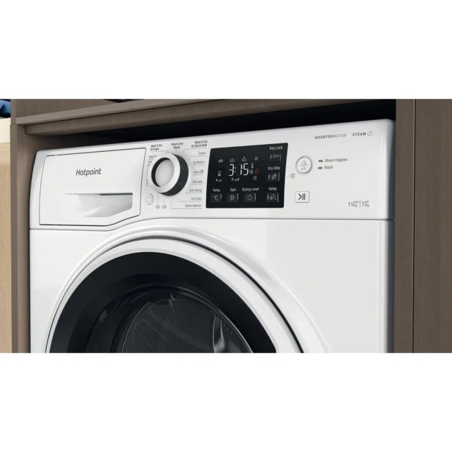 Hotpoint NDB11724WUK 11kg/7kg 1600 Spin Washer Dryer - White