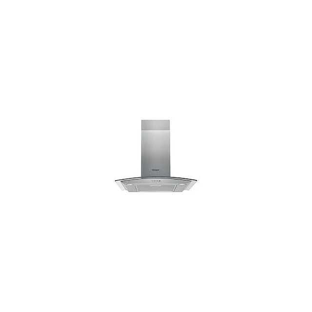 Hotpoint PHGC7.4FLMX 70Cm Curved Glass Hood 4 Speed Soft Button Controls Led Lights Max Extraction 4