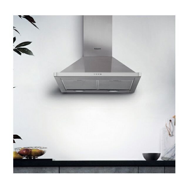 Hotpoint PHPC6.5FLMX Chimney Hood, 61cm