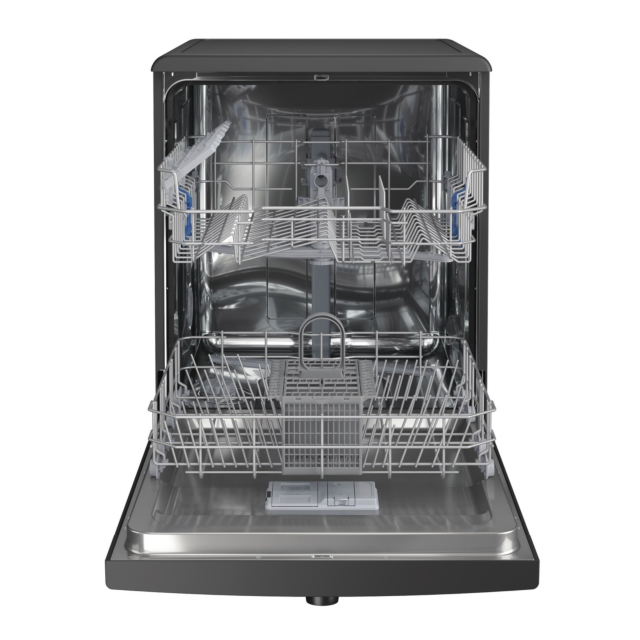 Indesit D2F HK26 B UK D2FHK26BUK 60cm Dishwasher - Black - 14 Place Setting