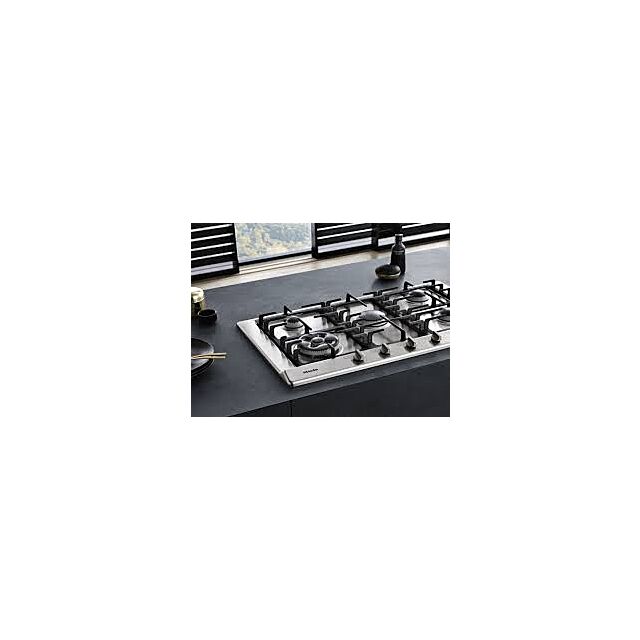 Miele KM 2032 750mm wide, 5 zone gas hob with mono wok