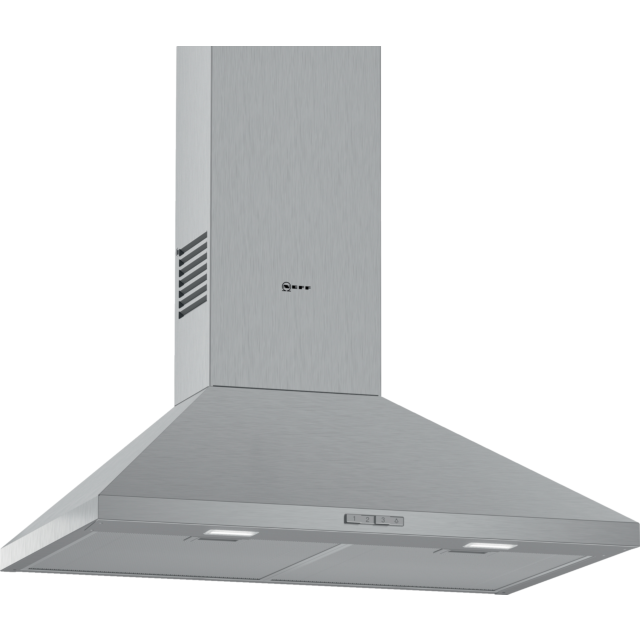 Neff D72PBC0N0B 75cm, Pyramid Design, 3 speed, LED lights. Optional Standard Recirculation Kit: Z513