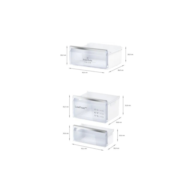 Neff KI5872FE0G 70/30 Built-in Low Frost Fridge Freezer