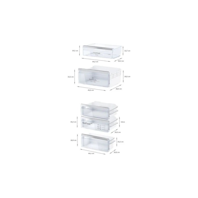 Neff KI7862SE0G 54.1cm Built In Fridge Freezer - White