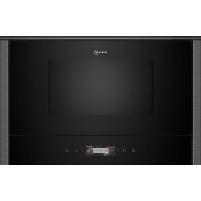 NEFF NR4WR21G1B 21 Litre Built In Microwave - Graphite Grey
