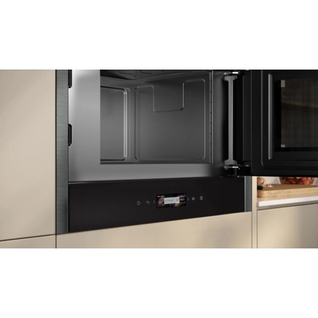 NEFF NR4WR21G1B 21 Litre Built In Microwave - Graphite Grey