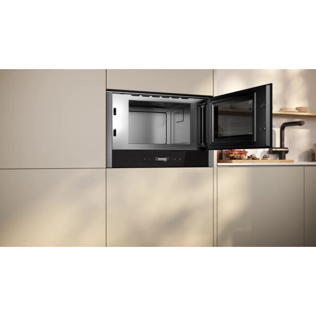 NEFF NR4WR21G1B 21 Litre Built In Microwave - Graphite Grey