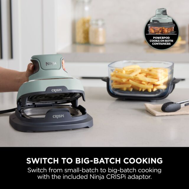 Ninja FN101UKSG CRISPi 4-in-1 Portable Air Fryer - Sage