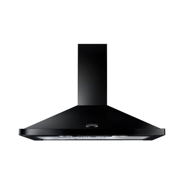 Rangemaster CLAHDC90BB/ 63040 CLASSIC 90CM HOOD BLACK BRASS RAIL