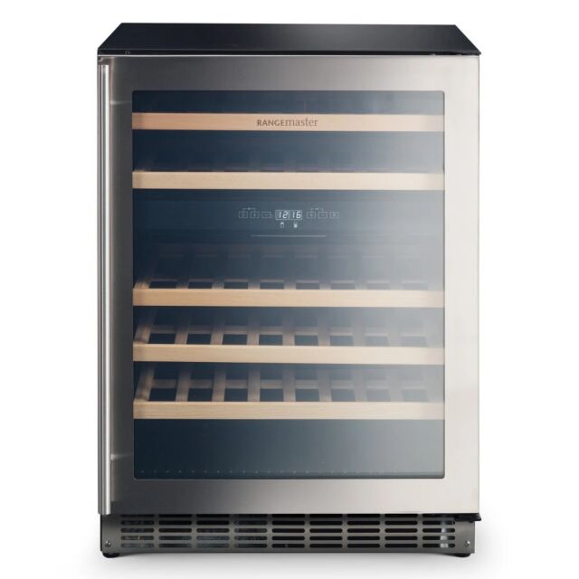 Rangemaster RDZ6046SS/ 126180 - 60CM DUAL ZONE WINE COOLER - ST ST