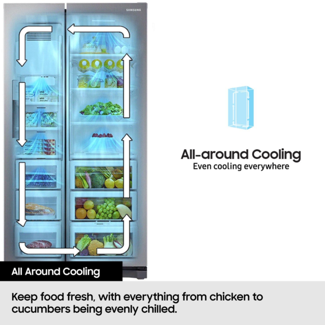 Samsung RS70F64KDTEU Side-by-Side Fridge Freezer
