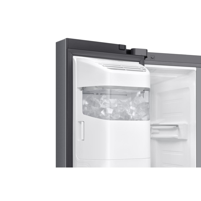 Samsung RS90F66BETEU - Fridge Freezer 91.2cm Silver