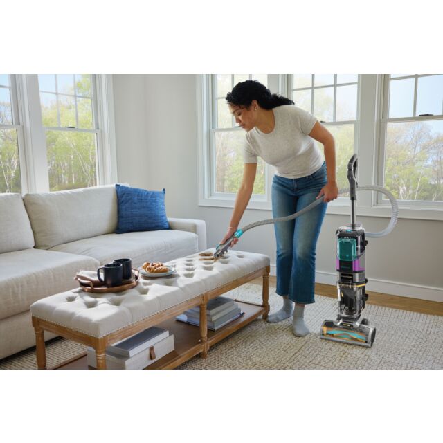 Shark CarpetXpert HairPro Pet Deep Carpet Cleaner with Built-In StainStriker - Charcoal & Fuchsia