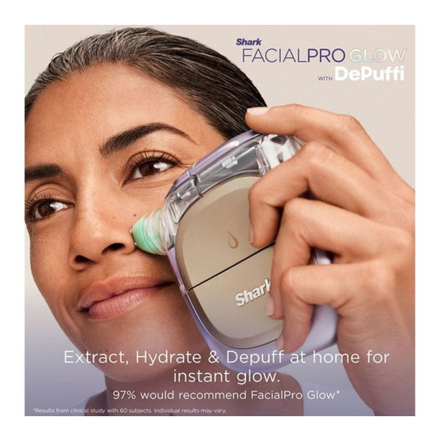 Shark FH320UK FacialPro Glow + Depuffi Spa Blue