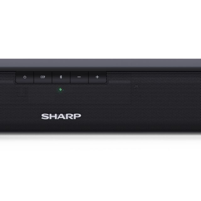 Sharp HT-SB110 Wireless 2ch 90W Slim Bluetooth Soundbar - Black