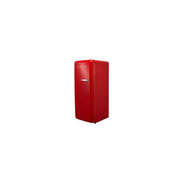 Smeg FAB28LRD5UK 60cm 50s Style Left Hand Hinge Fridge with Icebox Red