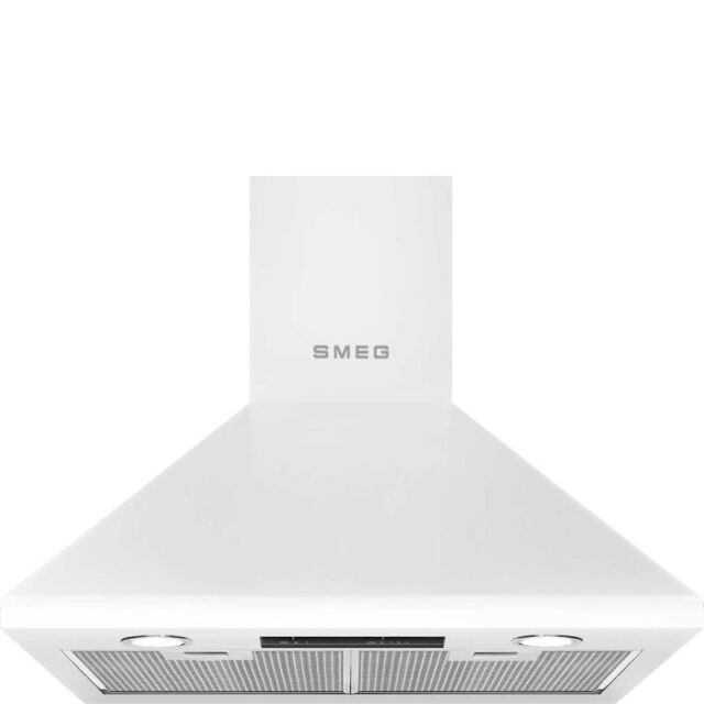 Smeg KSED65BE 60cm White Chimney Hood