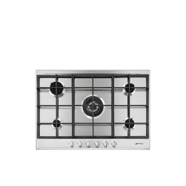 Smeg P272XGH 72.5cm Cucina Gas Hob Stainless Steel
