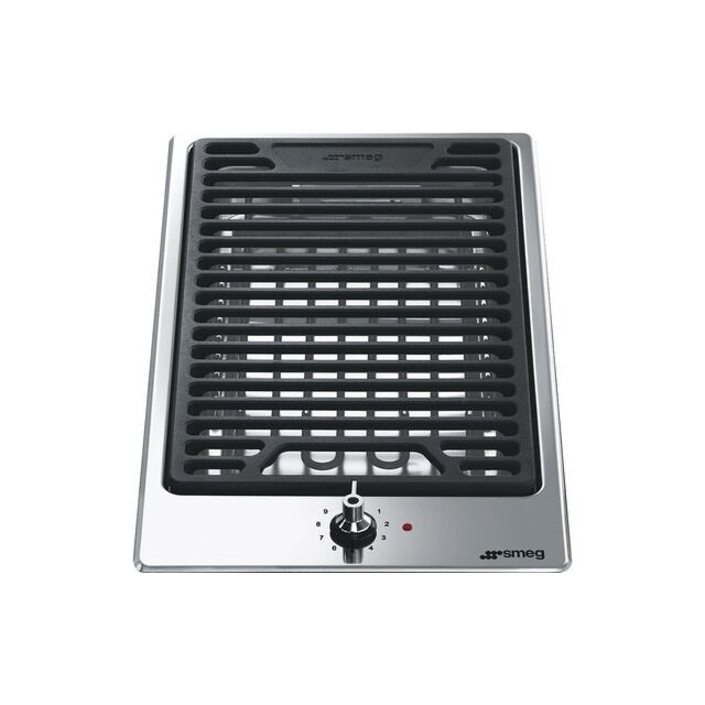 Smeg PGF30B 31cm Domino Classic Lava Stone Grill