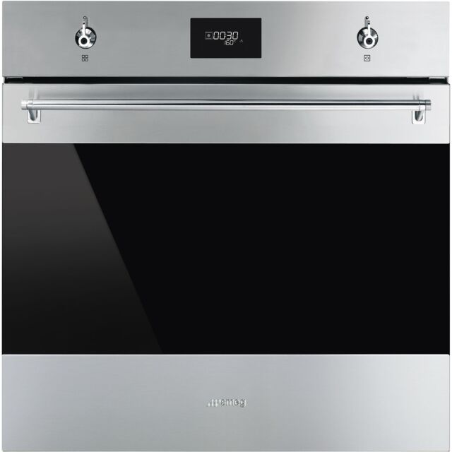 Smeg SF6301TVX 60cm Classic Single Oven in Stainless Steel