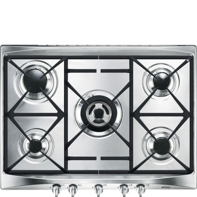 Smeg SR275XGH2 69cm Cucina Gas Hob Stainless Steel