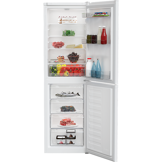 Zenith ZCS4582W 54cm 50/50 Manual Fridge Freezer - White