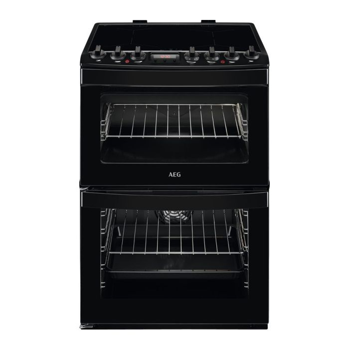 Aeg CIB6740ACB Electric Cooker with Double Oven